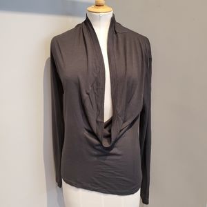 Margiela gray open front sweater size S